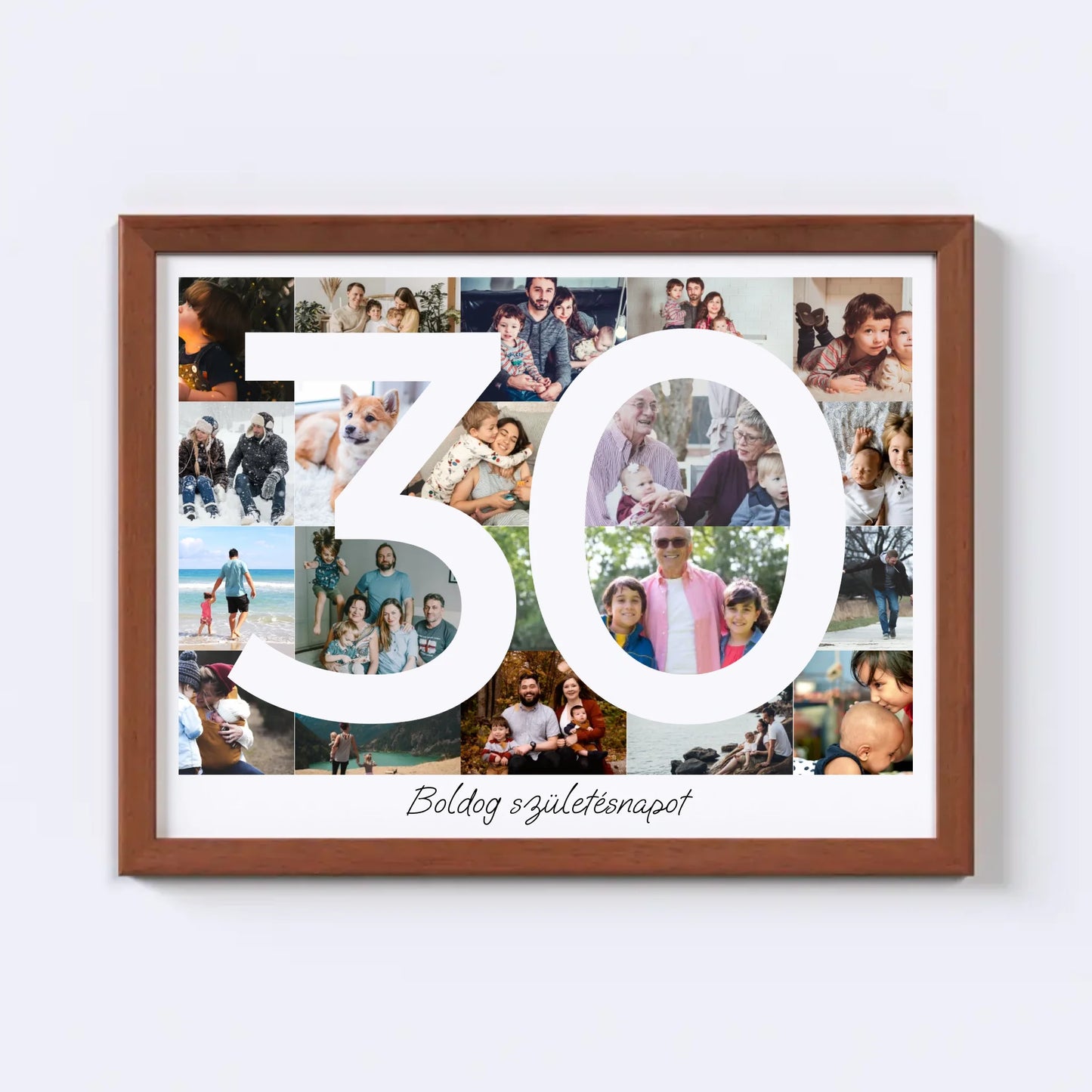 30 Születésnap Fotókollázs