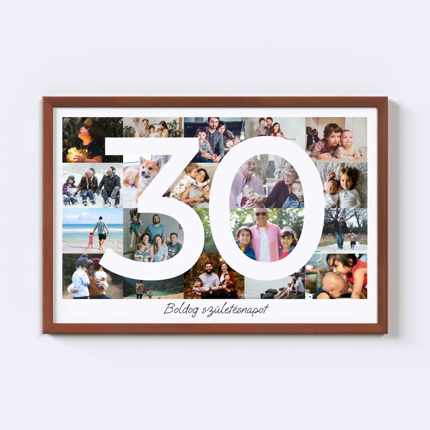 30 Születésnap Fotókollázs