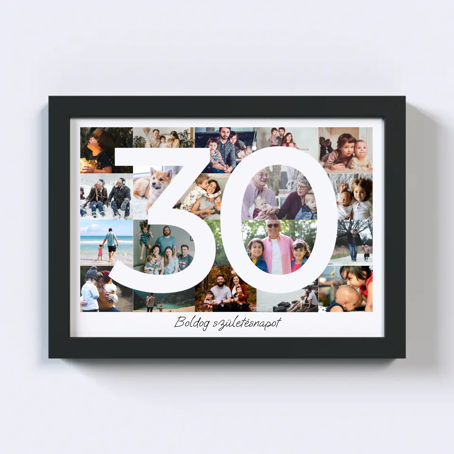 30 Születésnap Fotókollázs