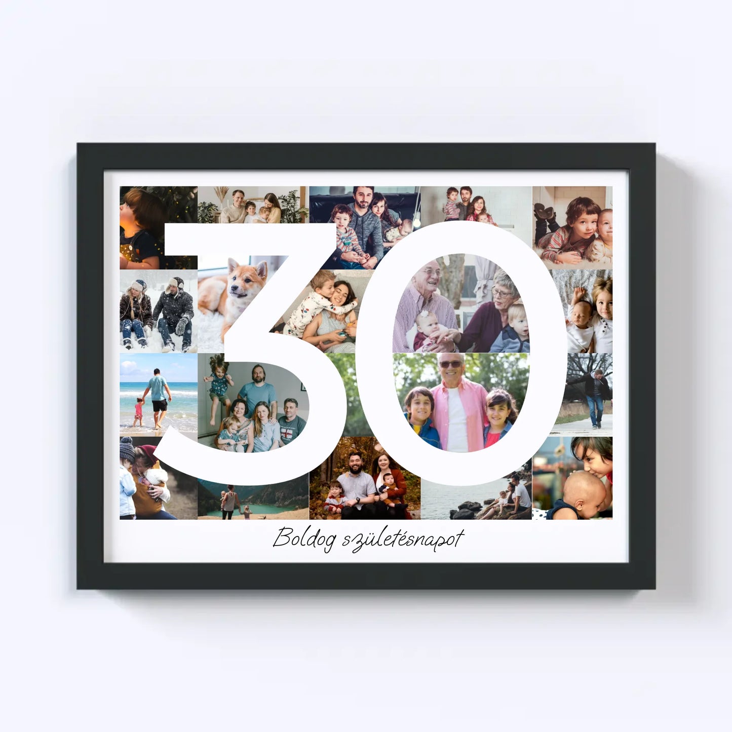 30 Születésnap Fotókollázs