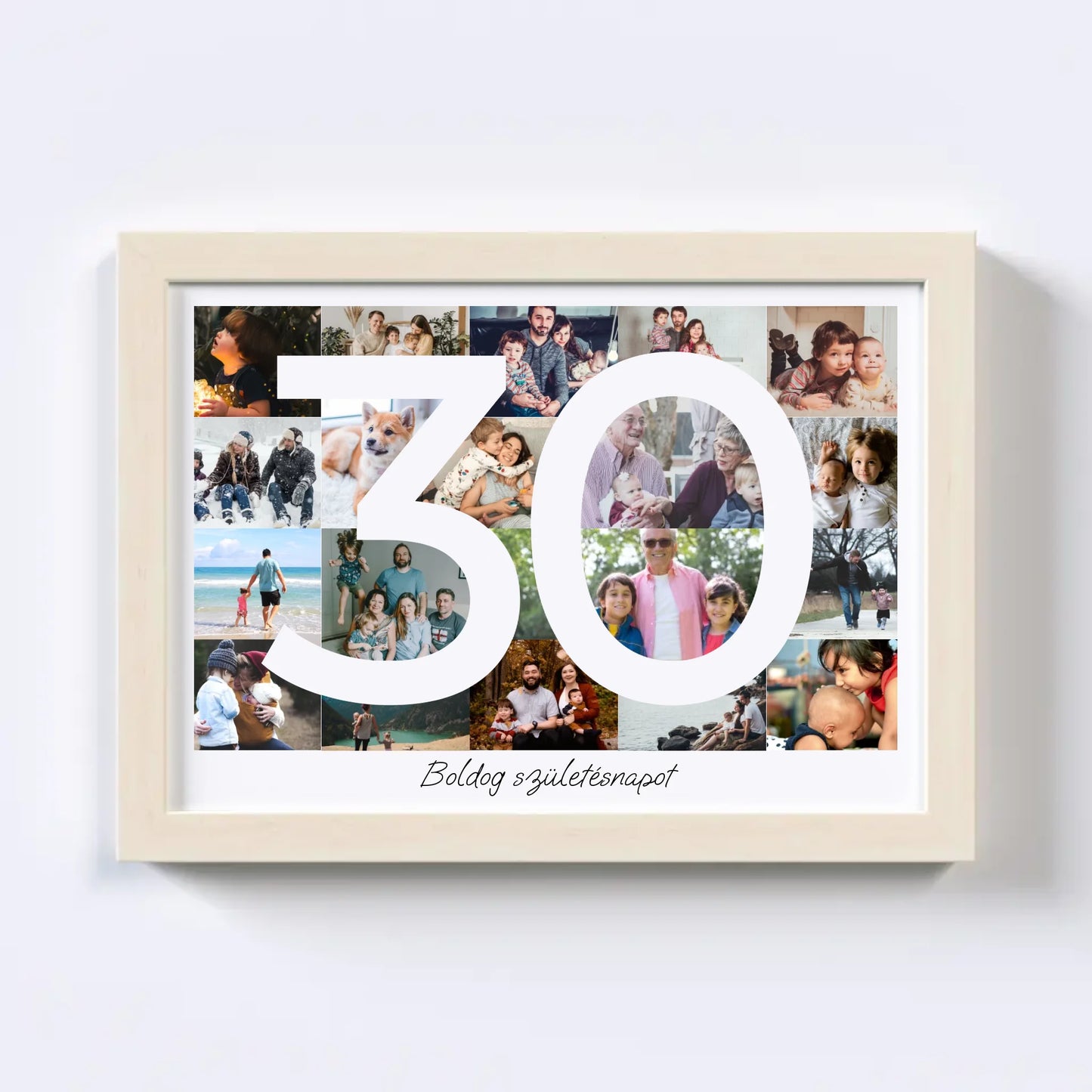 30 Születésnap Fotókollázs