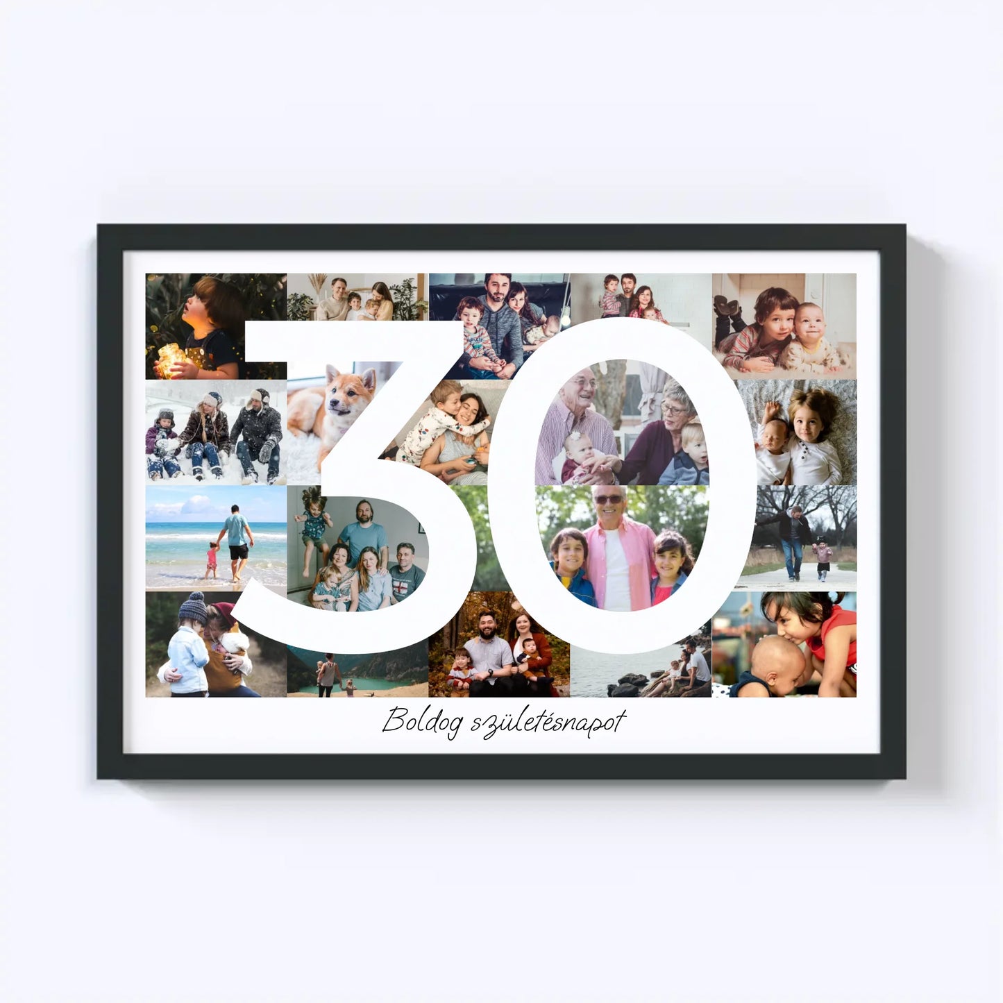 30 Születésnap Fotókollázs