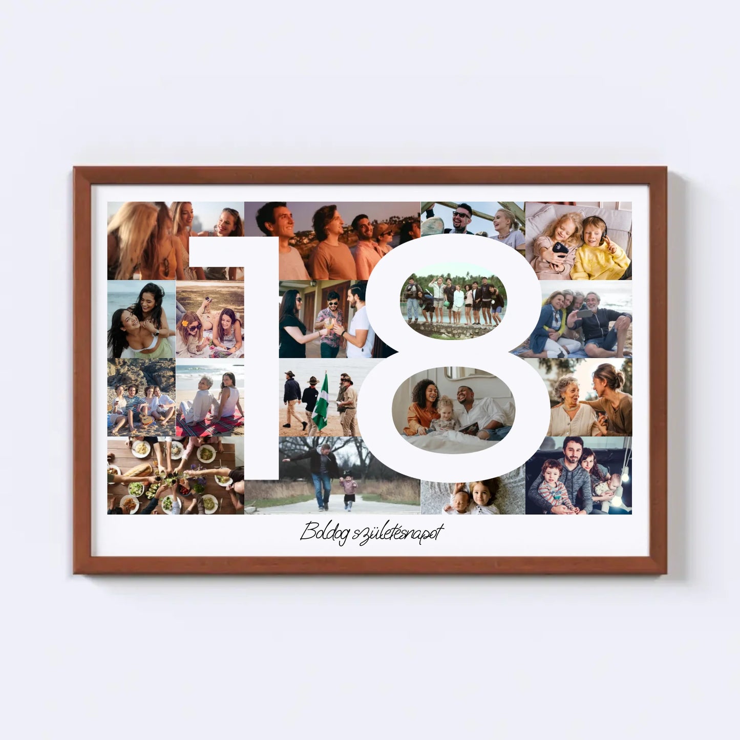 18 Születésnap Fotókollázs