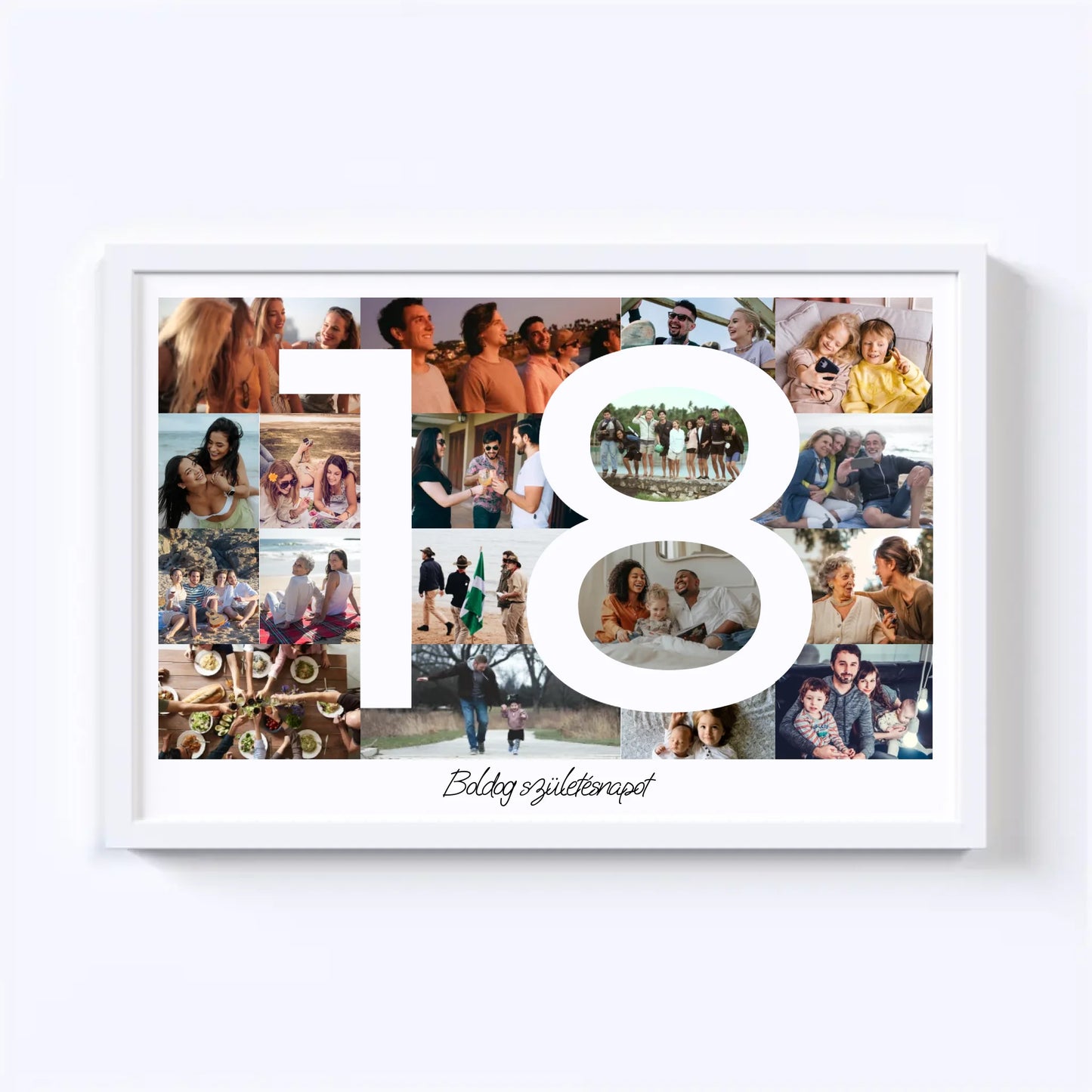 18 Születésnap Fotókollázs