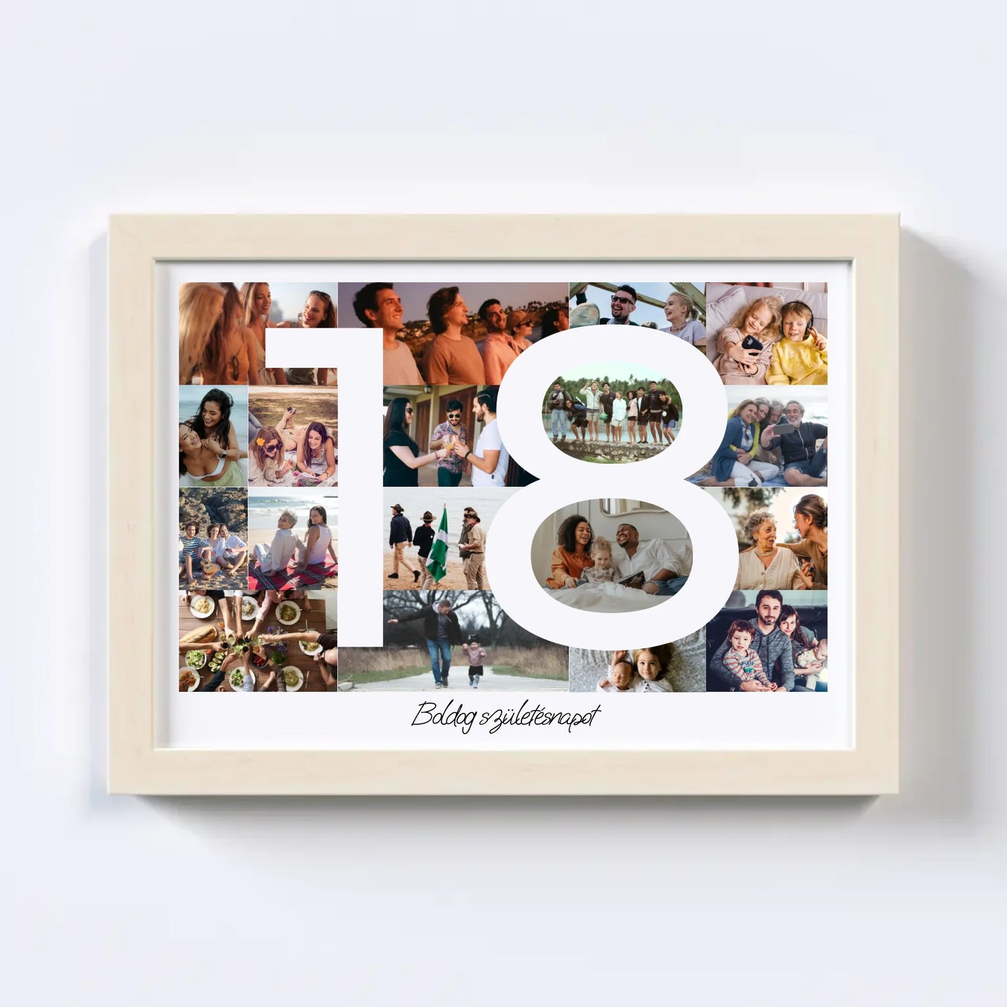 18 Születésnap Fotókollázs