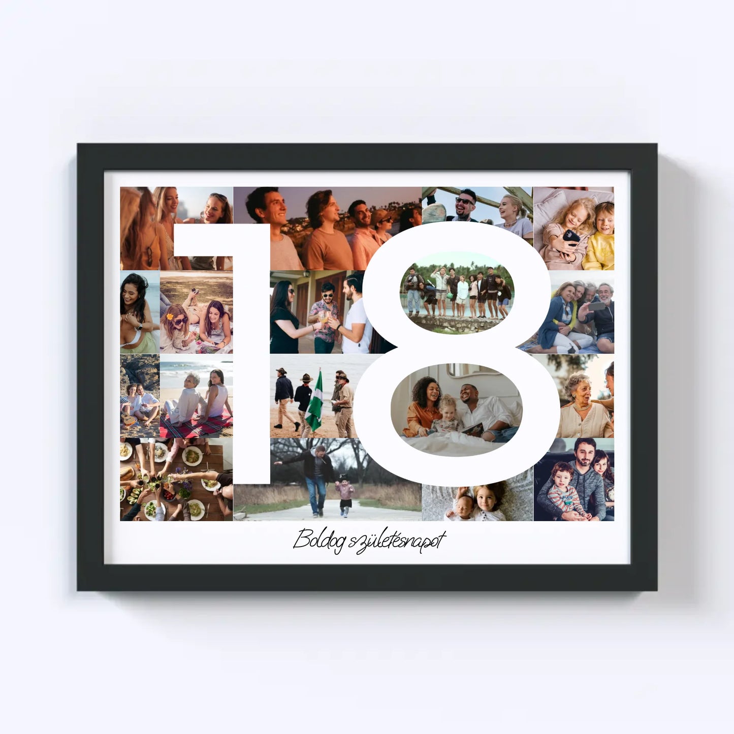 18 Születésnap Fotókollázs