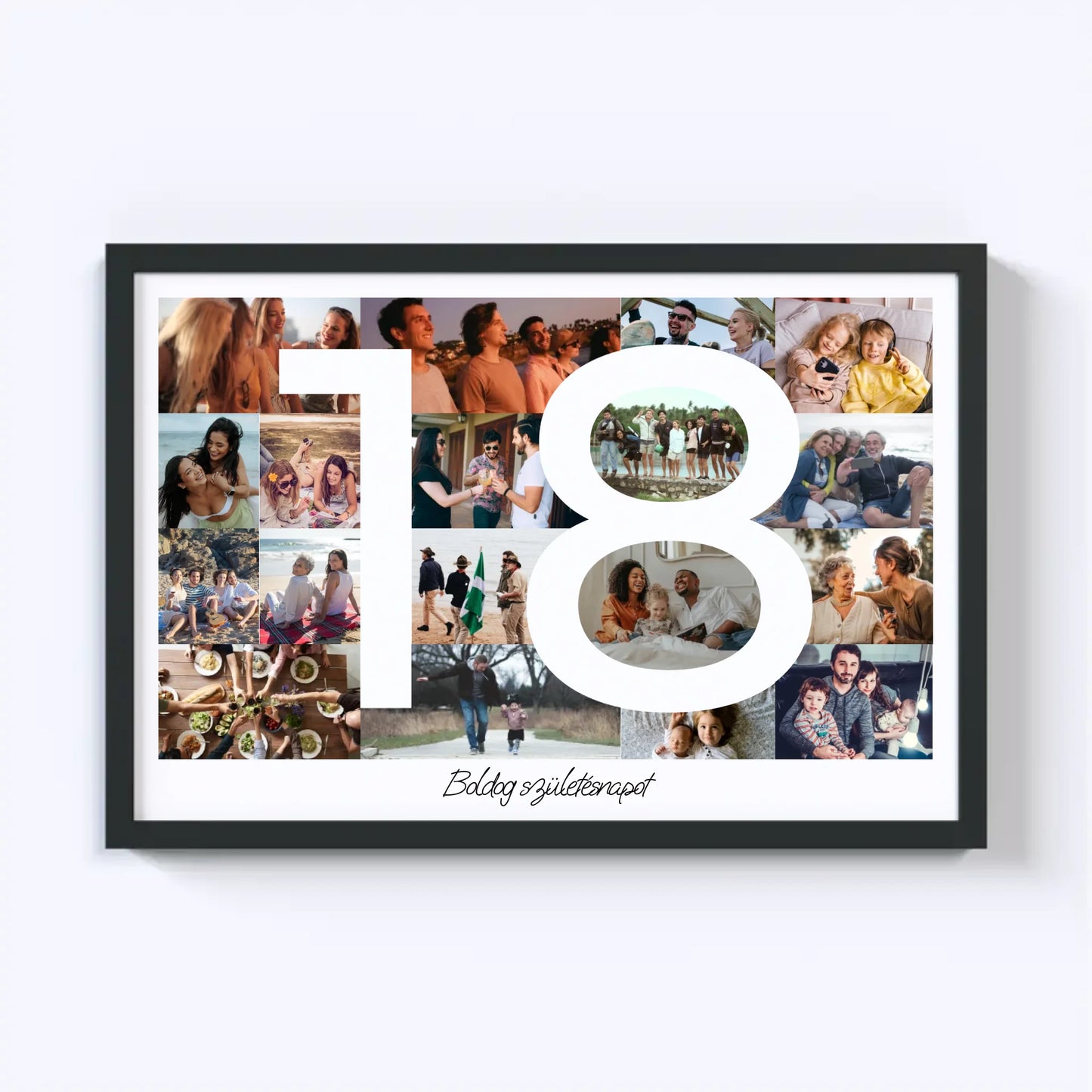 18 Születésnap Fotókollázs