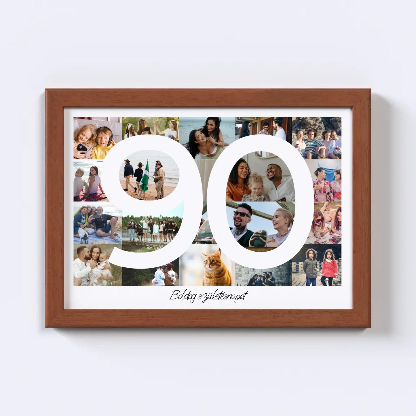 90 Születésnap Fotókollázs