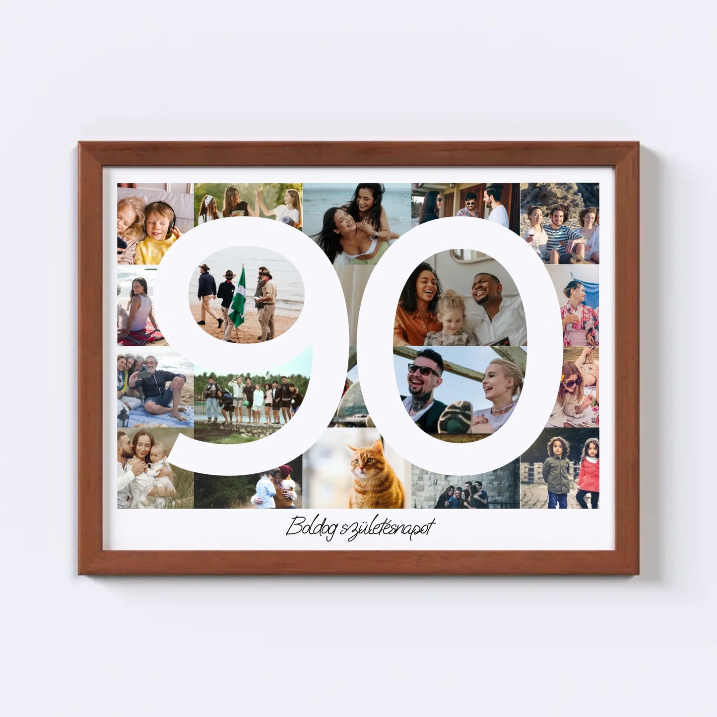 90 Születésnap Fotókollázs