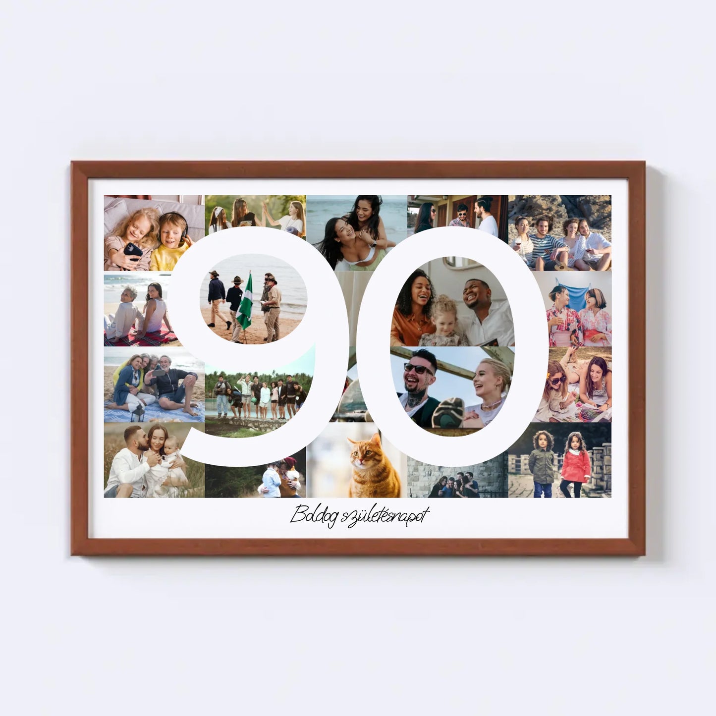90 Születésnap Fotókollázs