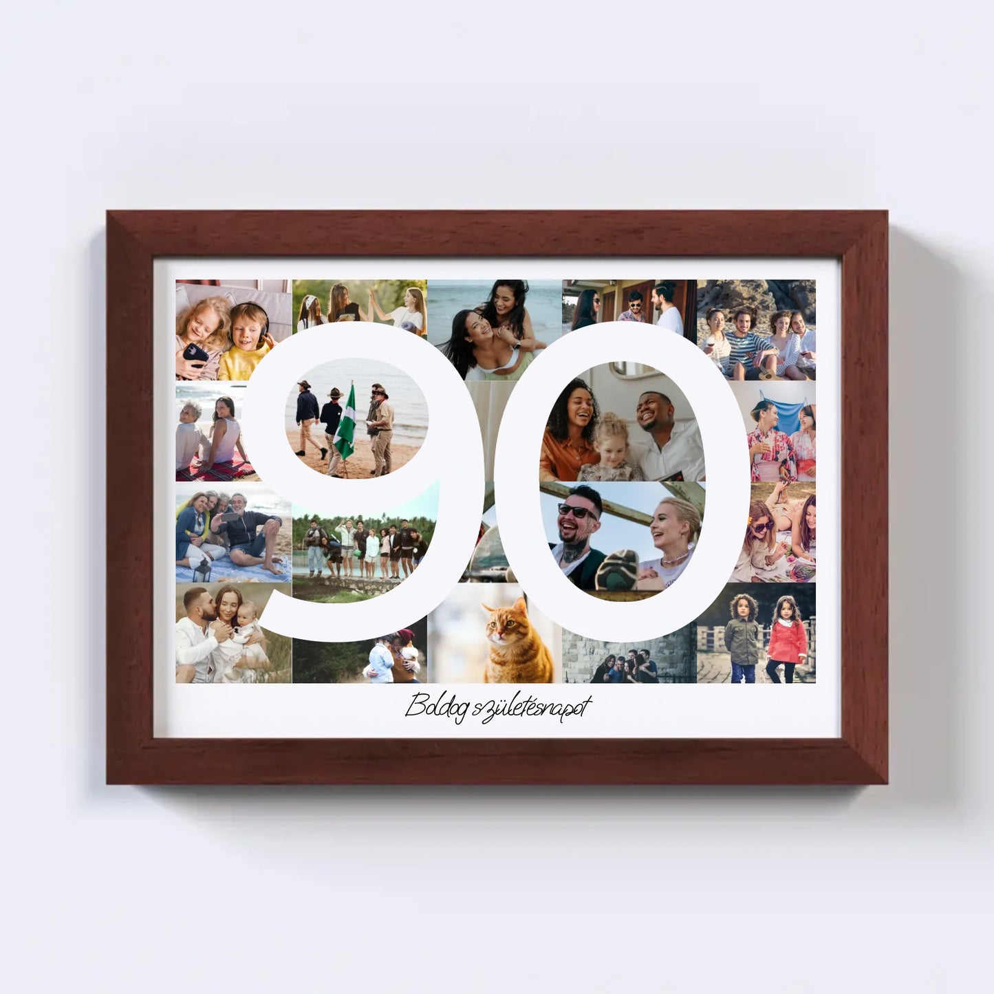 90 Születésnap Fotókollázs