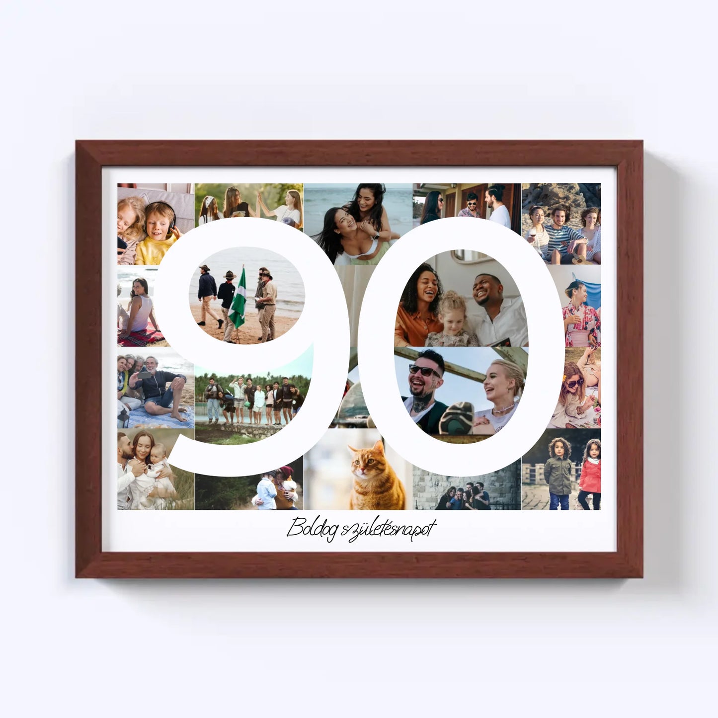 90 Születésnap Fotókollázs