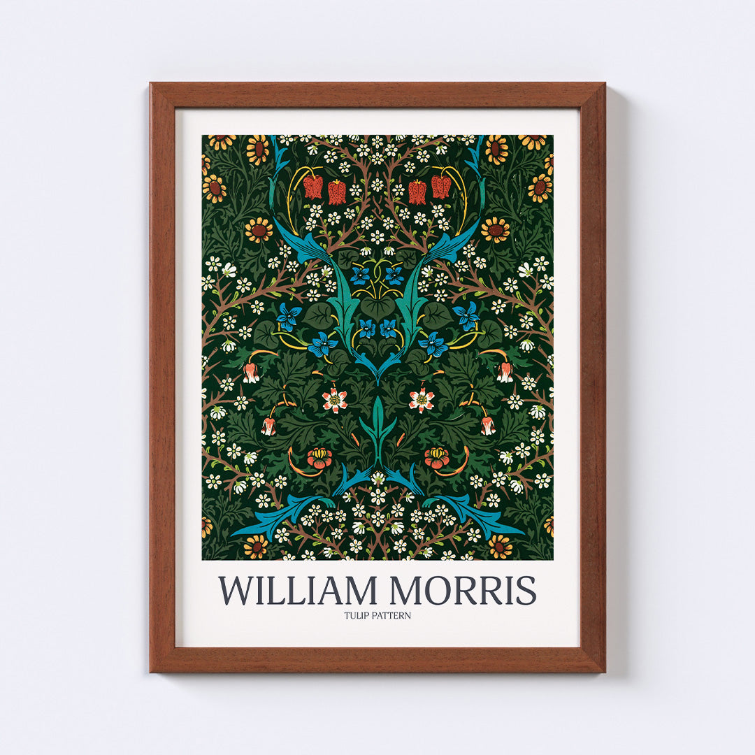 William Morris - Tulip pattern falikép