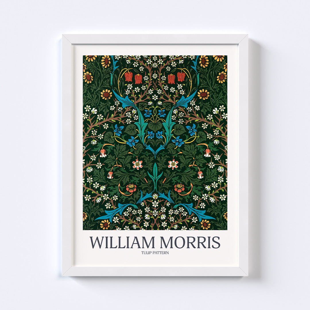 William Morris - Tulip pattern falikép