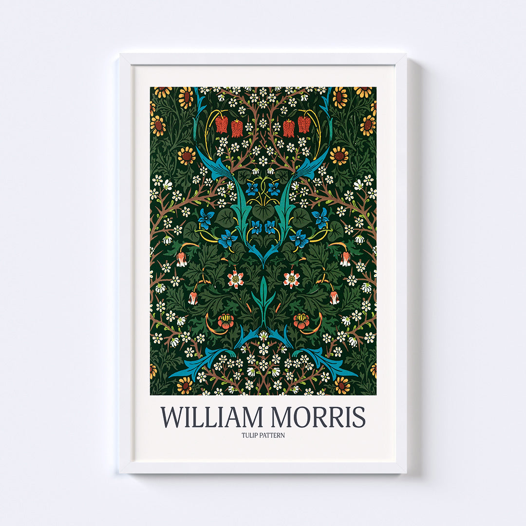 William Morris - Tulip pattern falikép