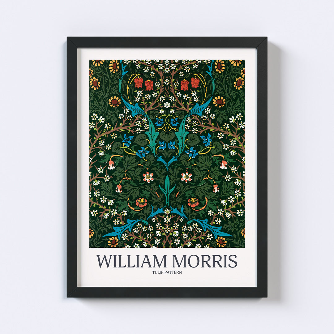 William Morris - Tulip pattern falikép