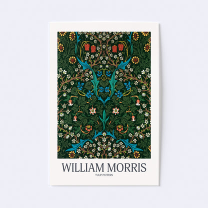 William Morris - Tulip pattern falikép