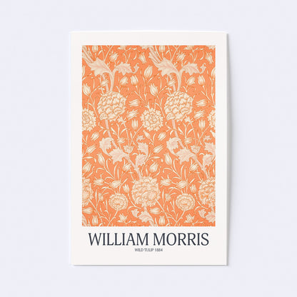 William Morris - Wild tulip falikép